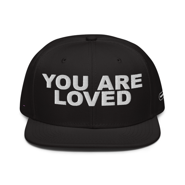 #ConstantlyPositive YOU ARE LOVED Snapback (Black)