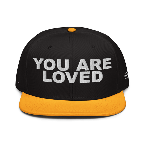 #ConstantlyPositive YOU ARE LOVED Snapback (Gold/Black)