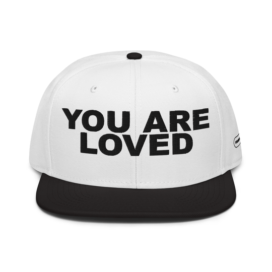 #ConstantlyPositive YOU ARE LOVED Snapback (Black/White)