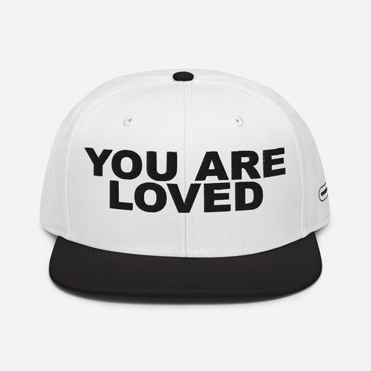#ConstantlyPositive YOU ARE LOVED Snapback (Black/White)